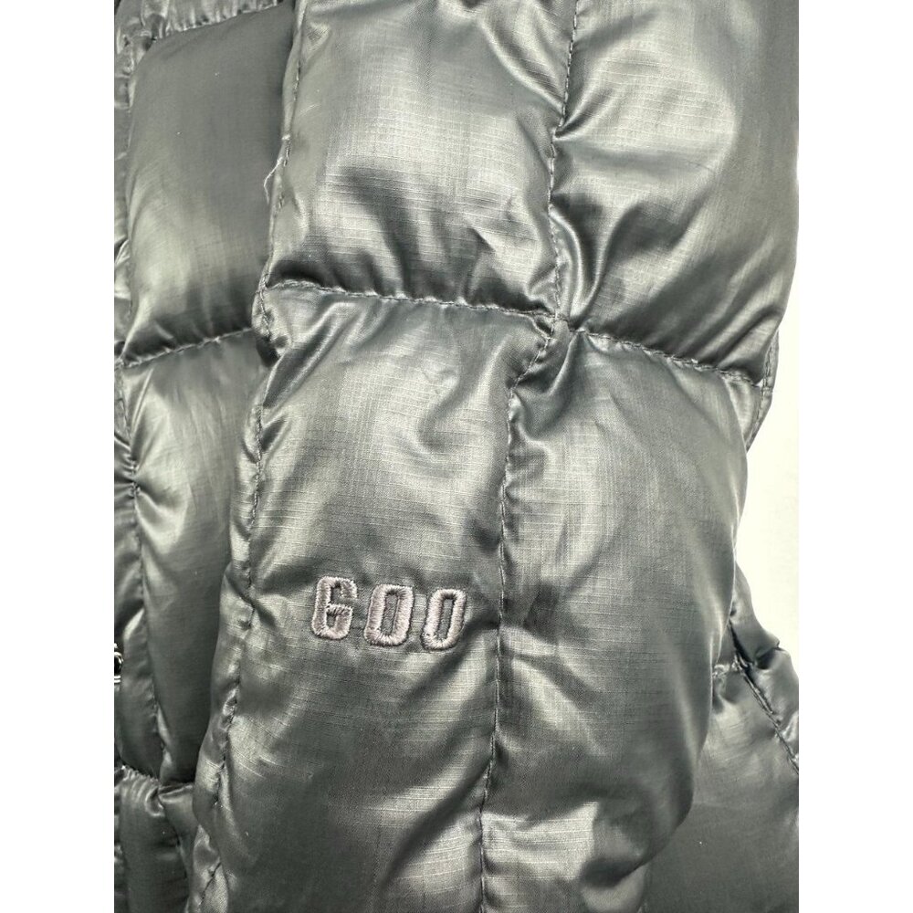 The North Face Womens 600 Down Zip Puffer Jacket Parka Coat Gray Small S - Picture 4 of 9